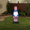 4' Gemmy Airblown Inflatable Patriotic 4th of July Uncle Sam