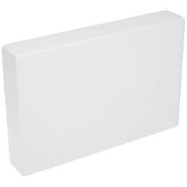 Decora 0173926 TORTEN-Dummy, RECHTECKIG, AUS STYROPOR 20X30X5H cm