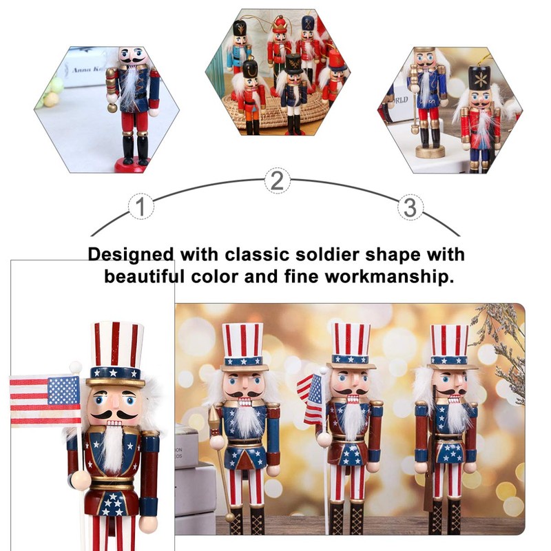Homoyoyo Christmas Nutcracker Jewellery Christmas Nutcracker Soldier Jewellery for Christmas