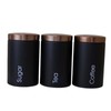 LOVIVER #N/A 3pcs Metal Containers with Lids, Coffee, Tea, Sugar