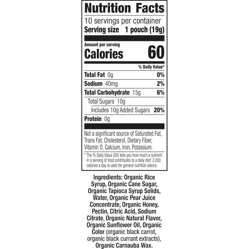 Annie'S Organic Bees, Bugs, and Butterflies Fruit Flavored Snacks, 10