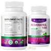 Resveratrol Supplement | Pure Trans-Resveratrol | 1480mg Per Serving |