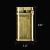 Laicengo Vintage Trench Lighter Kerosene Copper Lighter, Windproof Brass lighters