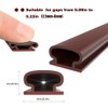 Weather Stripping Door Seal Strip，Extra Thick Door/Windows Rubber Weather Seal