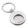 High Quality Keyring with Shopping Trolley Token, rose