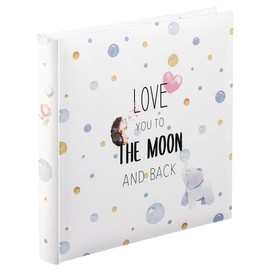 Hama To The Moon Book Album, 25 x 25 cm, 50 Pages, Max: 100 Photos 10 x 15 cm, standard, Multi-Coloured