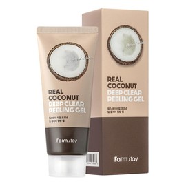 Farmstay Real Coconut Deep Clear Peeling Gel 100ml / 팜스테이 리얼 코코넛 딥 클리어 필링젤 100ml