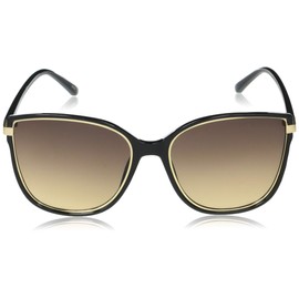 Rocawear R3317 Retro UV400 Protective Cat Eye Sunglasses. Gifts for Women with Flair, 57 mm, Black