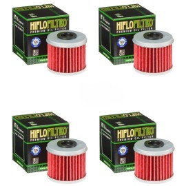 Hiflofiltro Honda CRF450R HiFlo Oil Filter HF116 CRF450 CRF 450R 450 - Pack of 4