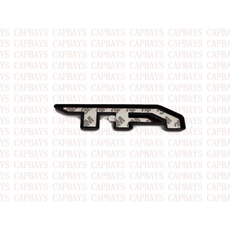 overlay 3PCS Gloss Black Red AT4 Sierra Fit 2019-2025 GMC
