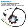 JOYYANGFANG GY6 8 Pole 5 Wire Ignition Stator Magneto for