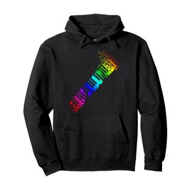 Rainbow Piano Keys and Music Notes Design for Women Pullover Hoodie