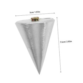 Operitacx Anhänger für schwer Draht Bob gemacht Hammer Vertikale Messung Metalllot Messwerkzeug Mauerwerkslot Lotwerkzeuge Senklot Niveautestgerät -Lot Messset DIY Lot Lote Stahl Silber