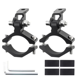 Motorcycle Light Bar Mount Brackets CNC Aluminum Fork Tube Clamps (M)