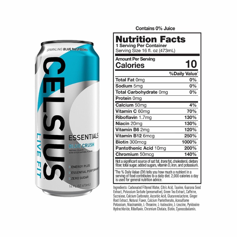 Celsius Essentials Blue Crush 16oz