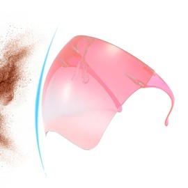 Safety Face Shield - Protective Face Dust Cover for Adults,High-Definition Protective Facial Cover Anti-Fog Eye Protection for Painting, Construction & Mowing