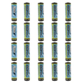 (20-Pack) HyperPS 3.2V LiFePo4 14430 (14 x 43mm) 400mAh Rechargeable Battery for Solar Panel Light, Tooth Brush, Shaver, Flashlight