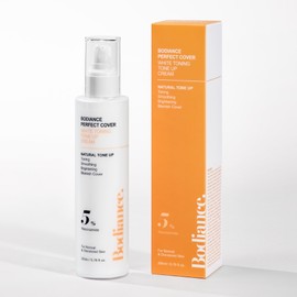 Badience Perfect Cover White Toning Tone-Up Cream 200ml Non-pigmented Natural Tone-Up Vitamin Raw Face / 바디언스 퍼펙트 커버 화이트 토닝 톤업 크림 200ml 무색소 내추럴 톤업 비타민 생얼