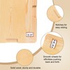 360° Appliance Sliding Tray for Coffee Maker, Bamboo Rolling Tray