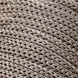 Lukche 3mm Premium Polyester Macrame Cord (147 Yards), (8.82 Oz) 100% Polypropylene Macrame Rope, Colorful Yarn Crochet Macrame Bag Craft for Wall Hangers, Bottom Plates, Carpets (Latte 1)