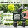 XinFuture Irrigation Computer 2 Outputs, Large LCD Display Watering Timer,