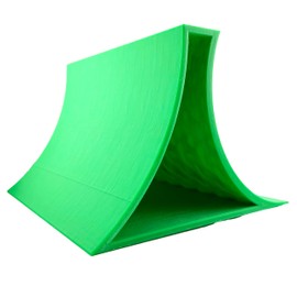 Jeff Did It! 1/24th Monster Truck Stunt Ramp E - EXTREME AIR - Works as Display Stand - Includes 9 Anti-Slip Rubber Feet - Catch Big Air - You'll Flip (Green)