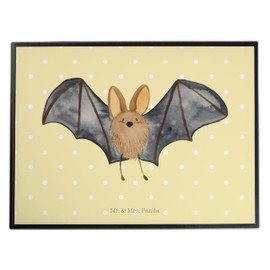 Mr. & Mrs. Panda Desk Mat Bat Wings - Gift, Office Supplies, Funny Sayings, Good Mood, Office Items, Animals, Stationery