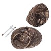 Black Door Knocker Handle Brass Double Door Pull Hardware Accessory