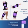 REVIX Reusable Knee Ice Pack Wrap for Post-Workout Recovery, Gel