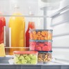 Fit & Fresh Small Plastic Containers With Lids 16 oz,