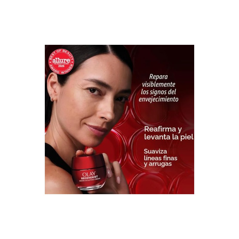 Olay Regenerist humectante, Hidratante Facial, Face Moisturizer with Collagen Peptides,