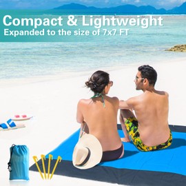 Beach Canopy Beach Tent Pop Up Shade 11X11 FT Portable Sun Shelter Extra Beach Blanket Stable Sun Protection with Carry Bag Easy Set Up for Family Outdoor Camping Fishing Backyard Picnics