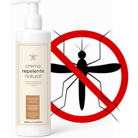Crema Repelente Natural 250 ml – Protección contra Moscos y Zancudos hasta 6h – Con Citronela y Eucalipto – Vegana, Cruelty-Free, Biodegradable y Dermatológicamente Probada – Apta para Toda la Familia