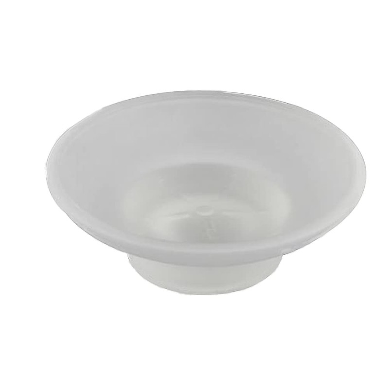 Frosted Glass Soap Dish Round Bathroom Replacement Soap Holder 2