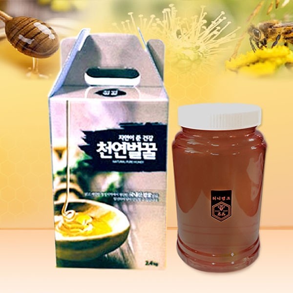 Domestic natural aged honey chestnut honey 2.4kg natural nutritional supplement New Year’s Day Holiday Chuseok Filial Piety / 국내산 천연 숙성 벌꿀 밤꿀 2.4kg 자연영양제 새해 설날 명절 추석 효도