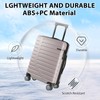 EMPSIGN Hardside Expandable Carry On Luggage Airline Approved, Carry On