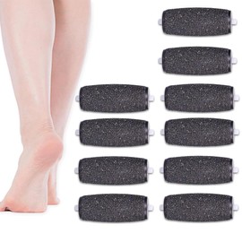 COYUN 10 Stück Ersatzrollen - Extra Grob - Zum Entfernen Harter Haut - Pediküre Fußpflege Set