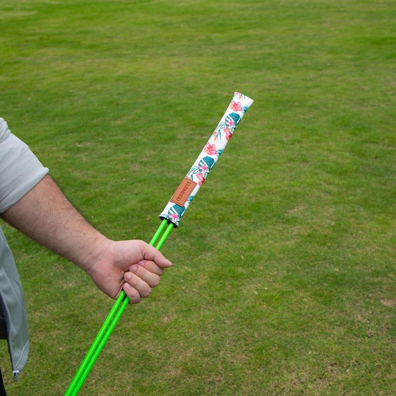 BAIRBRE Golf Alignment Stick Cover Premium Leather Perfect Cover for