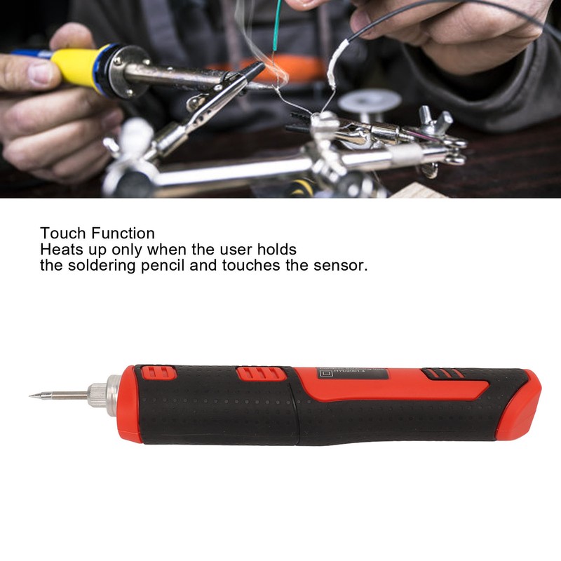 Cordless Soldering Iron Kit USB Rechargeable Portable Lithium Battery Powered