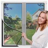 MEKOTRIN Magnetic Window Screen with Frame, Adjustable DIY Fly Screen
