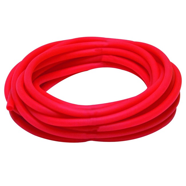 CanDo Sup-R Tubing, Latex Free Exercise Tubing, 100' Roll, Red, Light