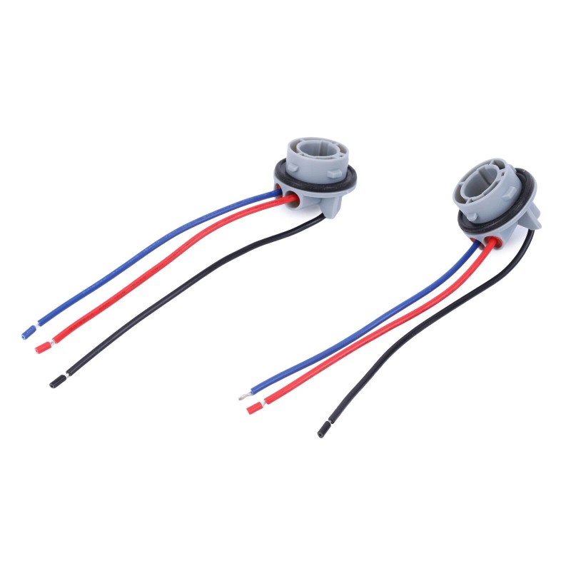 Unbranded 2PCS 1157 2357 LED Pig Tail Plug Stop Brake