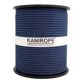 Kanirope® Polypropylene Rope Multibraid 4 mm 100 m Colour Navy (0112) 16x Braided