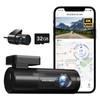 WOLFBOX 4K Dash Cam Front and Rear, WiFi UHD 2160P/1080P Mini Dash Camera for Cars,32GB Card Included,Built-in GPS,WDR,Night Vision,24H Parking Mode, G-Sensor, Loop Recording,Supports 256GB Max