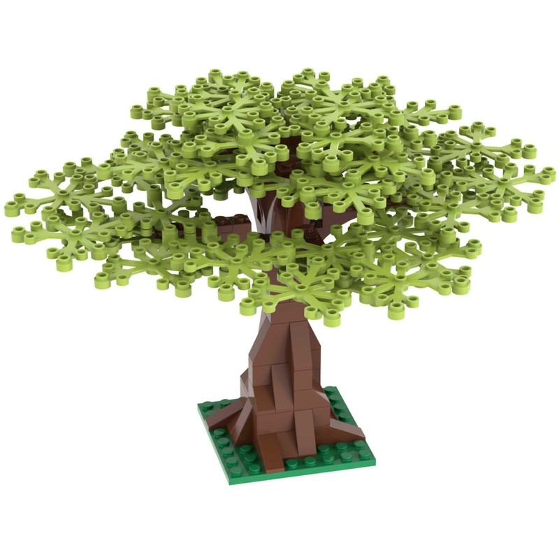 LONESTAR Bricks Building Blocks City Building Kit Trees 3 x
