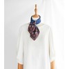 Prettystern Unisex Hand-Rolled Silk Neckerchief Silk Neckerchief Bandana Headscarf Small