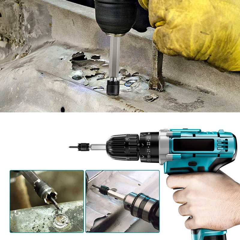 EEEKit Spot Weld Cutter Kit, Sheet Metal Hole Cutter, Punch