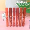 Set De 6 Labiales Tonos Matte Nude Larga Duración Waterproof