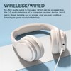 iKF-K2 Noise Reduction Dual Device Wireless/Wired Headset Stereo, Soft Memory