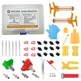 Bike Brake Bleed Kit for SRAM Maven/DB8 DB4 DB6 Mineral Oil & SRAM/Avid DOT 4/5.1 Hydraulic Disc Brakes, Dual-System Bleeding Tool Set, No Brake Fluid Included